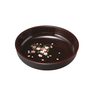 画像: 8.0 菓子鉢 溜 里桜