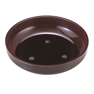 画像: 　8.0 菓子鉢 溜 貝張 やまと梅